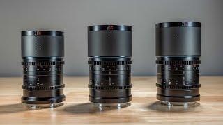 Tiny Full Frame Anamorphic Lenses - Sirui Saturn 1.6x - 35mm 50mm 75mm