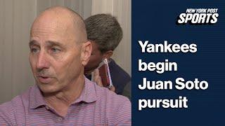 Brian Cashman on pursuit of Juan Soto, threat Mets pose & infield options