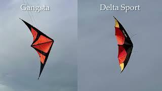 Elliot Delta Sport vs Spiderkites Gangsta - Vergleichsfliegen