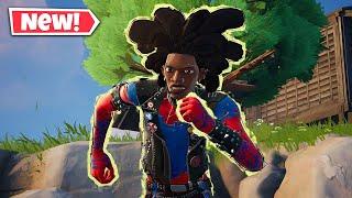 NEW  SPIDER-PUNK Skin Gameplay In Fortnite! (Across The Spider-Verse)