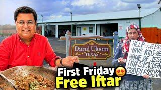 America me Ramadan Mubarak ki first JUMA NAMAZ  Free Iftar for All 