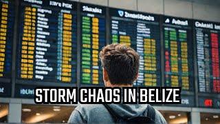 Our Belize Flight Turned Back! Storm Drama, Delays, & Travel Tips ️️