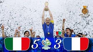 Italia 1(5)-(3)1 Francia | Final Mundial Alemania 2006 | Resumen y goles HD TV Azteca