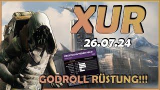 Godroll Rüstung bei Xur // Xur am 26.07.24 // Arbeitstier + Jötunn Kat // Destiny 2 Xur //