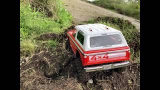 RC Crawler ADVENTURE 2021 // TRAXXAS TRX4 #DODGERAM77WWC - The DODGE RAMCHARGER 1977 PROLINE Body