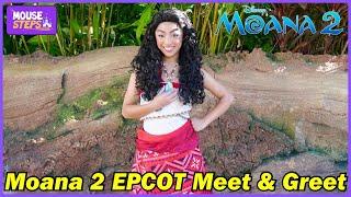 Moana Debuts NEW "Moana 2" Costume at EPCOT - Walt Disney World