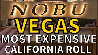 NOBU, Sushi in the Paris Las Vegas. Most Expensive California Roll.