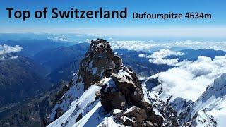 Monte Rosa, Dufourspitze 4634m Top of Swiss