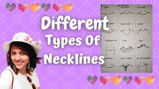 How To Draw Necklines | Types of Necklines