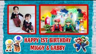 HAPPY BIRTHDAY MIGGY AND GABBY | JeRVuzog Vlogz #ofw #mukbang #birthday #millionviews #1stbirthday