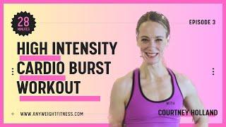 28 Min HIIT Cardio Burst Workout |  No Equipment - No Repeat - All Standing