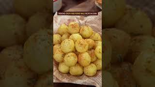 EASY CRISPY FRIED POTATO BALLS RECIPE #recipe #chinesefood #cooking #potatorecipe #vegetarian