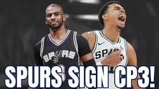 Spurs Sign Chris Paul! Victor Wembanyama Going To Thrive!