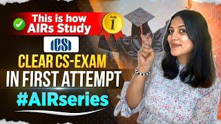 How ALL INDIA RANKERS study | December 2024 CS study plan for getting ALL INDIA RANK | #AIRseries
