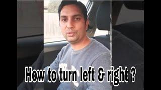 Tips on how to turn left and right & how to turn your wheel for beginner driver lesson