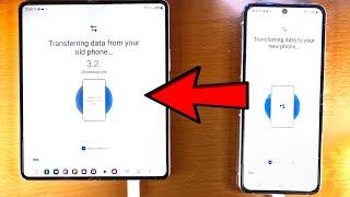 How To Transfer Data from Android to Samsung Galaxy Z Fold 4!