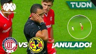 ¡ANULADO! Era el tercero de los Diablos | Toluca 2-0 América | Liga Mx AP2022 - Semis | TUDN