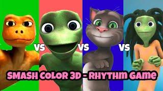 Smash Color  3D | Rhythm game | Patila vs Dame Tu Cosita vs Talking Tom vs Me Kemaste