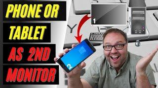 How to Use your Phone, Tablet or Laptop as a Second Monitor | Deskreen Software