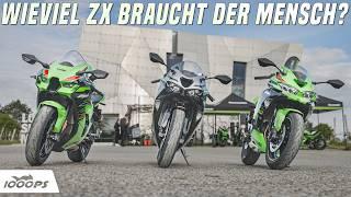 Kawasaki Ninja ZX-4RR vs. ZX-6R vs. ZX-10R 2024 - DAS Familienduell!