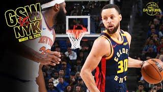 Golden State Warriors Full Team Highlights vs Knicks | March 15, 2025 | FreeDawkins