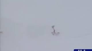 Alpine Skiing - 2005 - Women's Downhill - Blaser crash in Val d'Isere