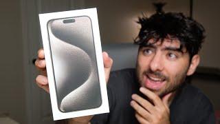 iPhone 15 Pro White Titanium Unboxing!