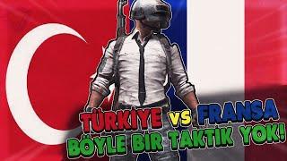 BÖYLE BİR MAÇ YOK! TÜRKİYE vs FRANSA TURNUVASI PUBG w/Witatv