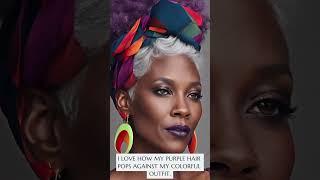 STYLE BOLD COLORS FOR WOMEN WITH GRAY HAIR