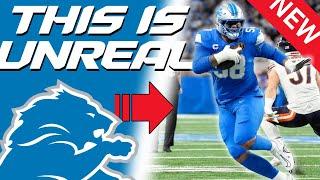 Detroit Lions Get More Good News After Dramatic Victory