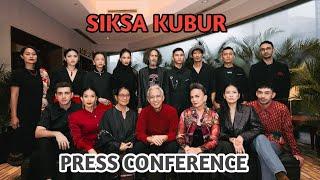 Pertayaan siksa kubur press conference reza rahadian, Widuri, fachry albar, faradina, muzzaki