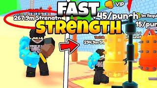 How To Get 100 MILLION Strength FAST In Arm Wrestling Simulator