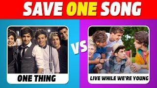 Save One Song of One Direction | pick one kick one song quiz | Directioners Songs Quiz 2024