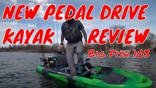 Full REVIEW of the NEW Big Fish 103 Pedal Drive Kayak! - Squatch & Learn