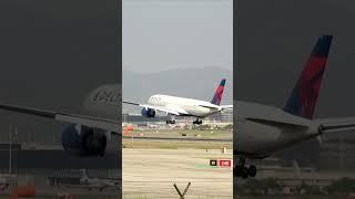 ATL-BCN Delta Air Lines Airbus A350-941 #landing in #Barcelona #airport #avgeeks #planespotting