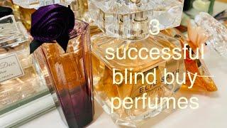 THREE SUCCESSFUL BLIND BUY PERFUMES TAG by 50 SCENTS UK