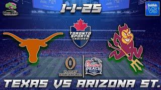 Texas vs Arizona State LIVE Stream Game Audio | College Football Playoff LIVE Streamcast & Chat