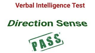 Verbal intelligence Test | Direction Sense |PMA/AFNS/PAF/AMC/NAVY