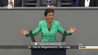 Sahra Wagenknecht, DIE LINKE: »Sie haben die Mehrheit enteignet«