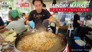 Philippines Sunday Market: Vibrant Food & Local Finds in Makati 4K | Legazpi Village 2024