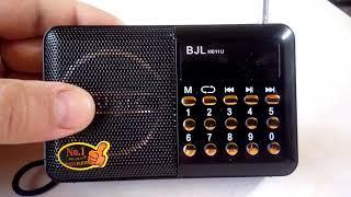 BJL H011U настройка радиостанций
