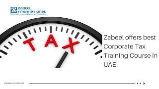 UAE Corporate Tax Training Course in Dubai