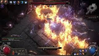 Poe 2 - Infernalist Demon Form Spark/Arc cast on shock Vs Trial of sekhemas