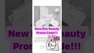 New! Dior Beauty Promo Code!!! #Dior#diorskincare #diorperfume#diorpromocode #diorbeauty #diormakeup