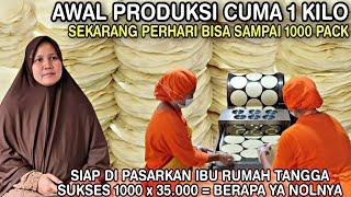 USAHA MODAL AWAL CUMA 75 RIBU || SUKSES Sampai PUNYA PABRIK PRODUKSI 1000 Pack BISNIS MENJANJIKAN