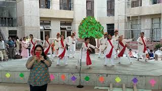 Patriotic dance performance