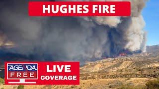 Hughes Fire in Castaic, California - LIVE Breaking News Coverage