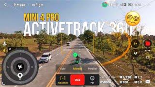 DJI Mini 4 Pro ActiveTrack 360 Motorcycle Test