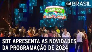 SBT apresenta as novidades da programação de 2024 | SBT Brasil (02/12/23)