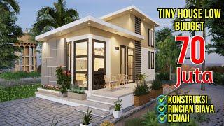 Tiny House! Rumah Sehat dan Nyaman Biaya 70 Jutaan Uk 4x8 m 3 kamar